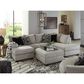 Ashley Megginson 3-Piece Left Facing U-Shaped Sectional with Sofa Chaise and Storage Ottoman in Storm, , large