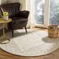 Safavieh Micro-Loop 5" Round Beige and Grey Area Rug, , large