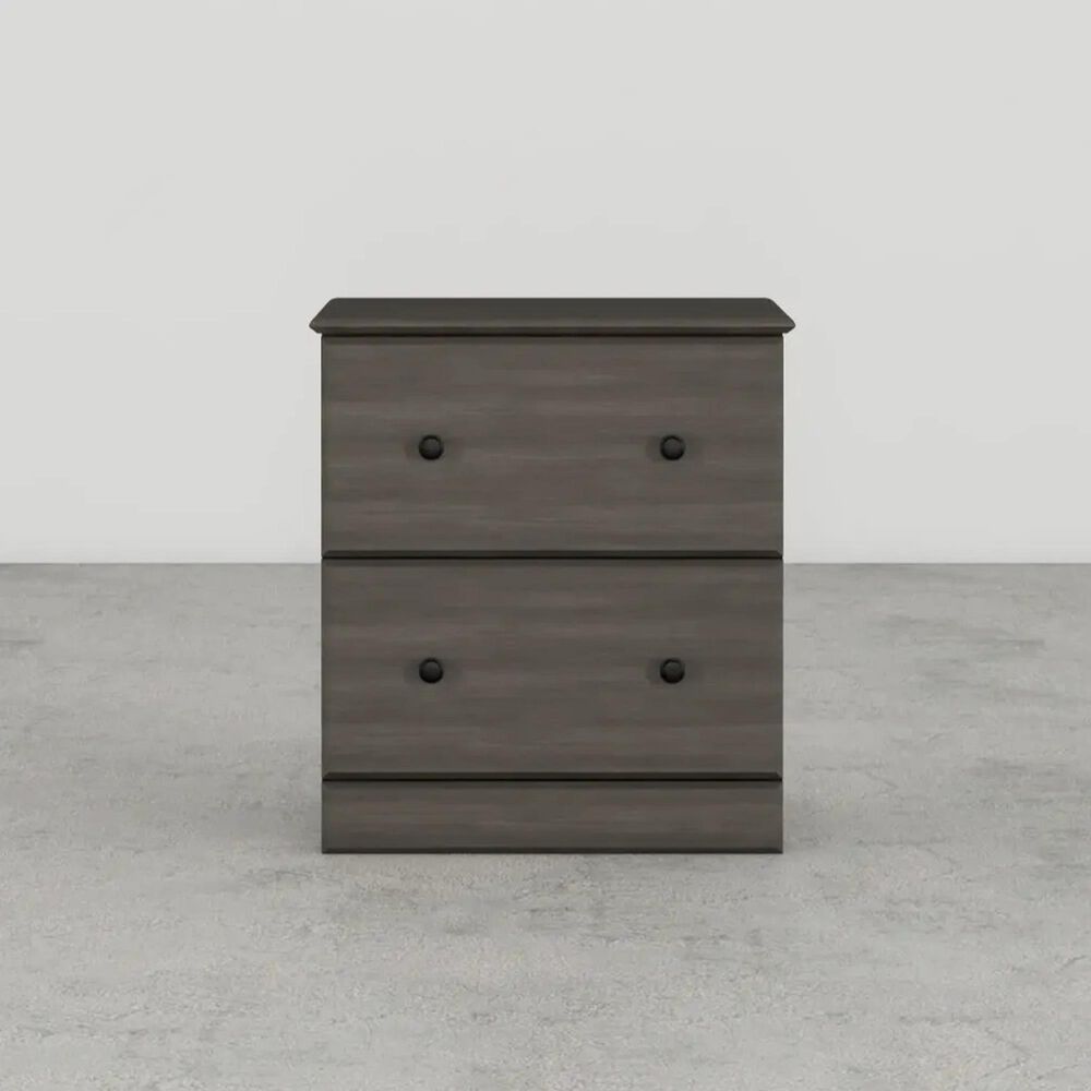 Lemoore Essential 2-Drawer Nightstand in Storm Grey, , large