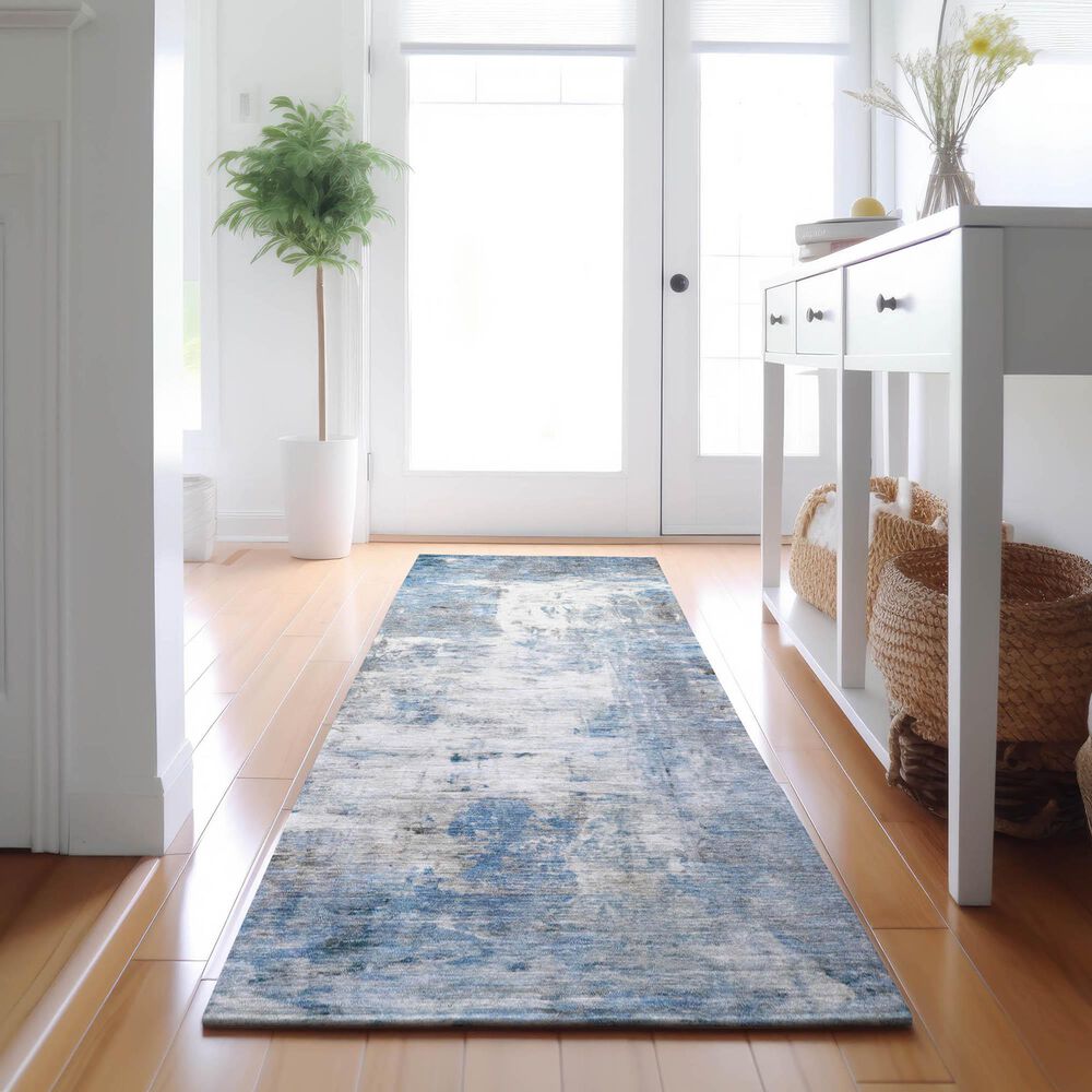 Dalyn Rug Company Ravenna RN1 2&#39;3&quot; x 7&#39;6&quot; Blue Runner, , large