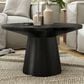 Furniture of America Halewood Round Coffee Table in Black, , large