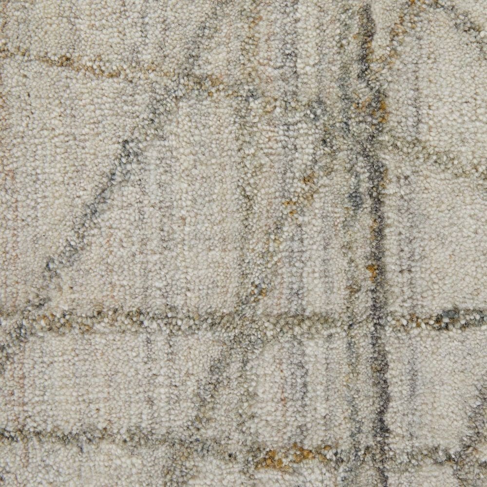 Feizy Whitton 9&#39; x 12&#39; Ivory and Charcoal Area Rug, , large