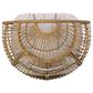 Hearth and Haven Serina Patio Teardrop Chair with Water Resistant Cushion in Natural, , large