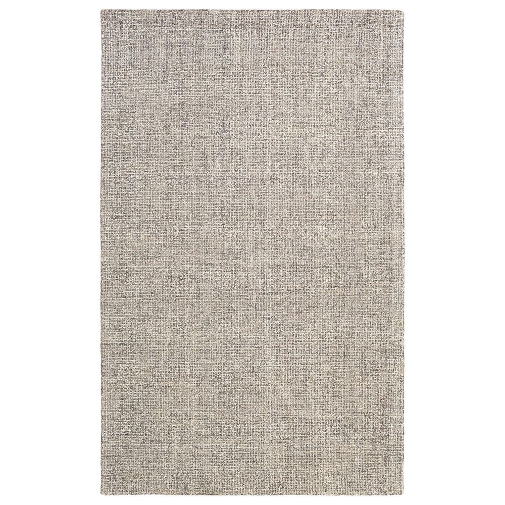 Surya Aiden 5" x 7"6" Gray and Ivory Area Rug, , large