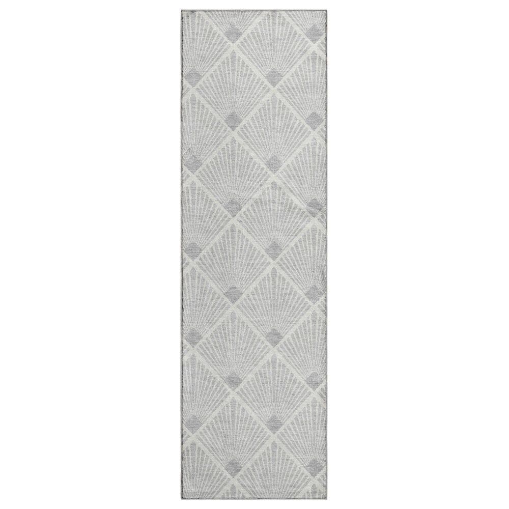Dalyn Rug Company The Reserve TR9 Silver 2"3" x 7"6" Indoor/Outdoor Runner, , large