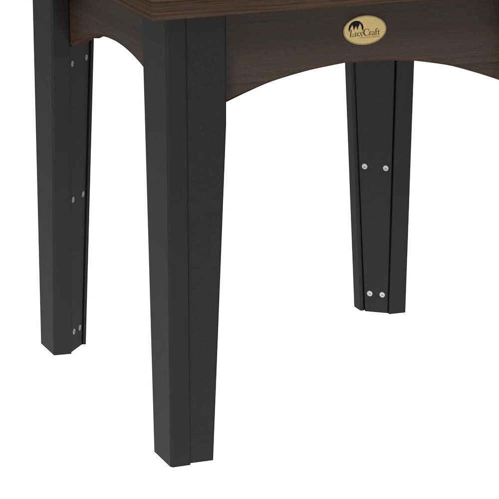 Amish Orchard Island End Table in Brazilian Walnut and Black, , large