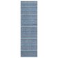 Dalyn Rug Company Soft Essentials Striped Denim 2"3" x 7"6" Indoor/Outdoor Runner, , large