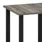 HOMLUX 2-Tier End Table in French Oak and Black (Set of 2), , large