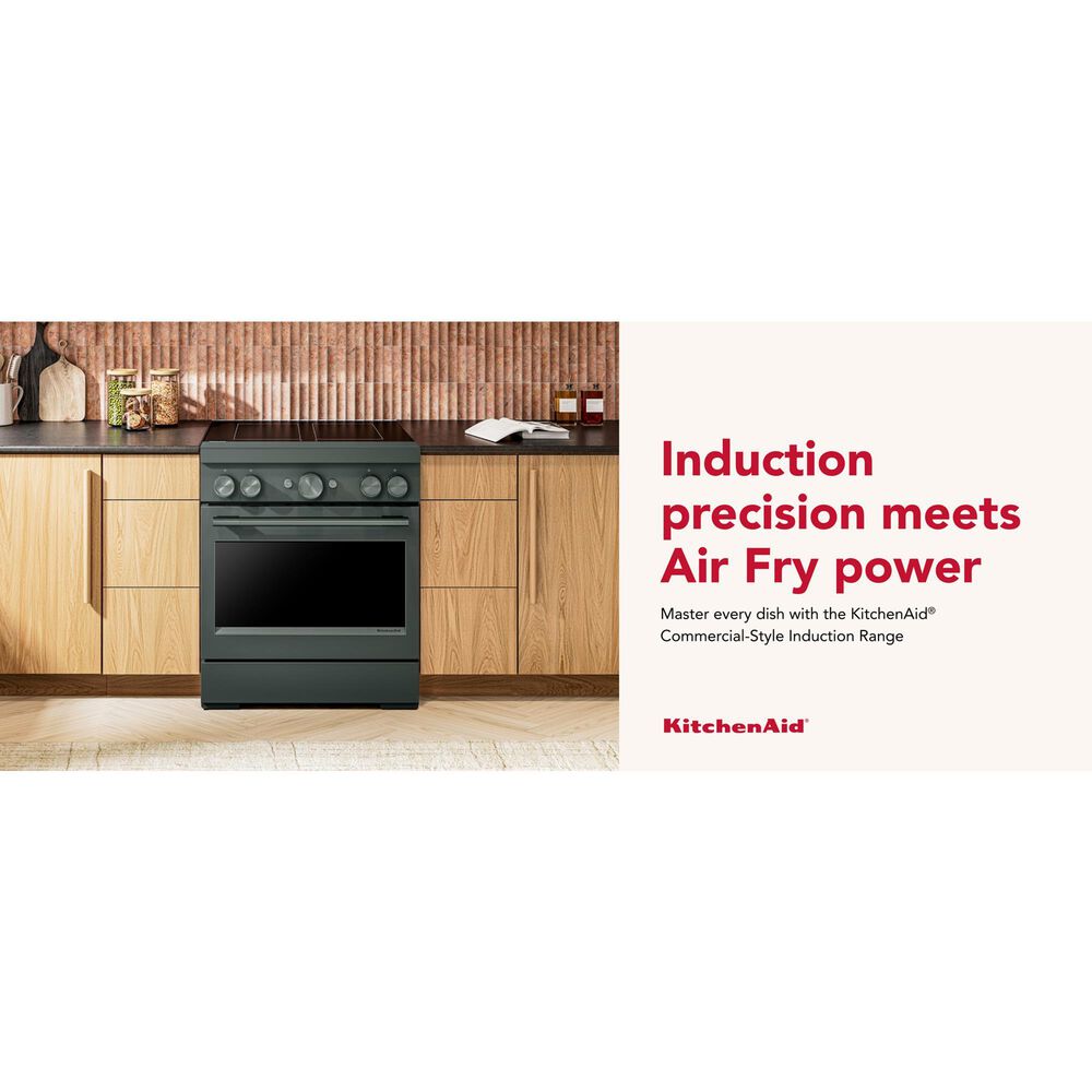 KitchenAid 4.1 Cu. Ft. Freestanding Induction Range in Juniper, , large