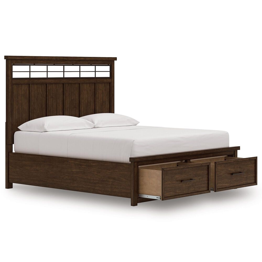 Ashley Taffenbrook California King Storage Bed in Medium Brown, , large
