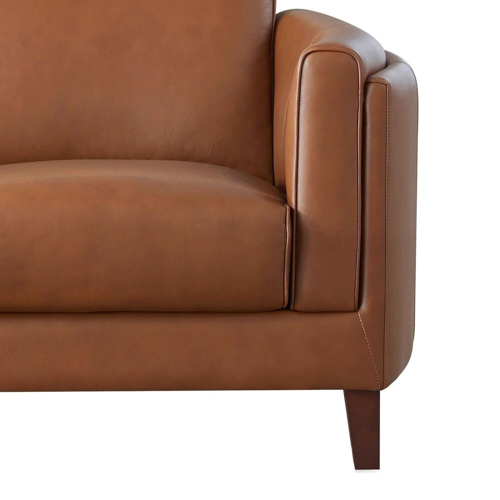 Hydeline Pacer Stationary Loveseat in Nutmeg Brown, , large