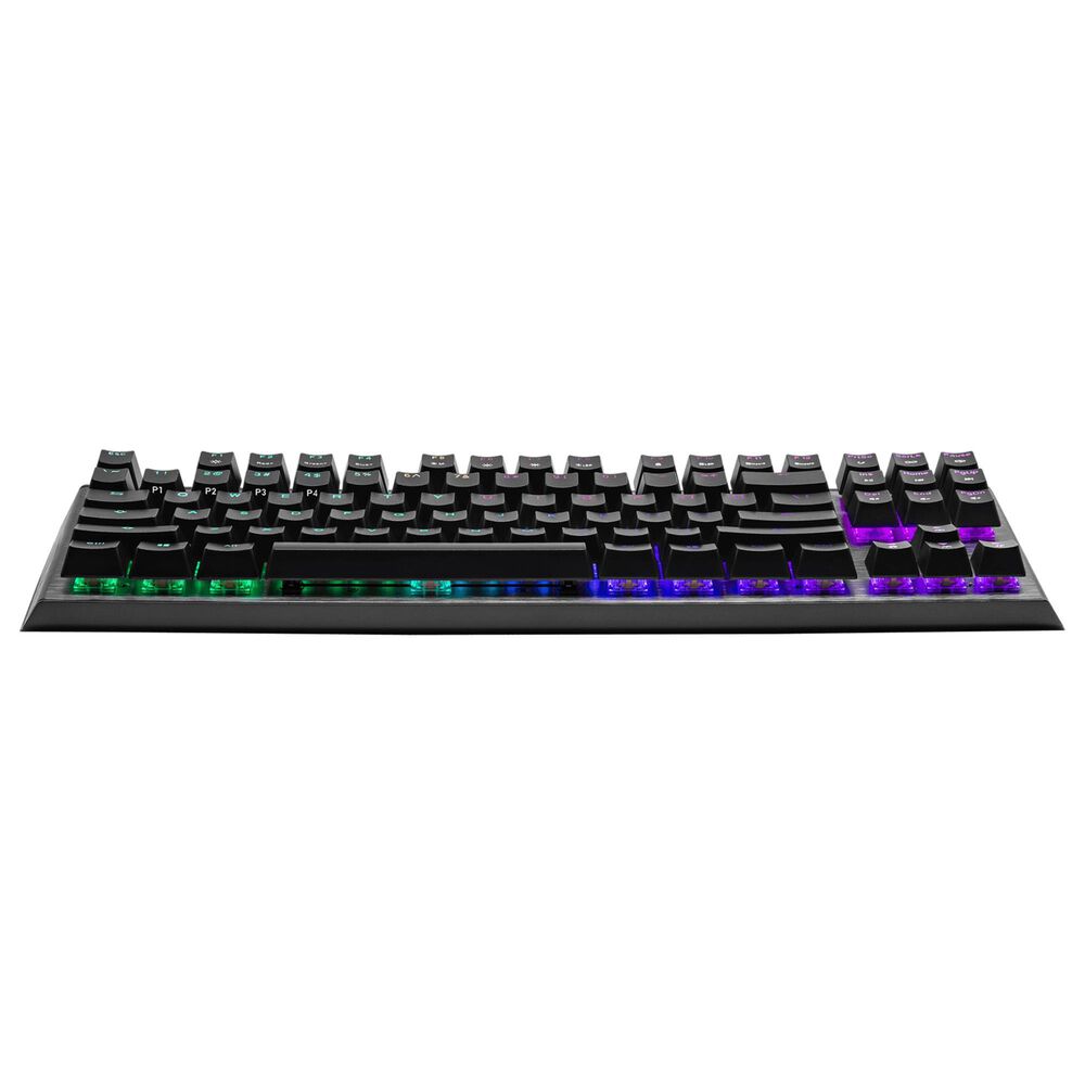 Cooler Master Ck530 V2 Tenkeyless Gaming Mechanical Keyboard Blue Switch With Rgb Backlighting On The Fly Controls And Aluminum Top Plate Nebraska Furniture Mart