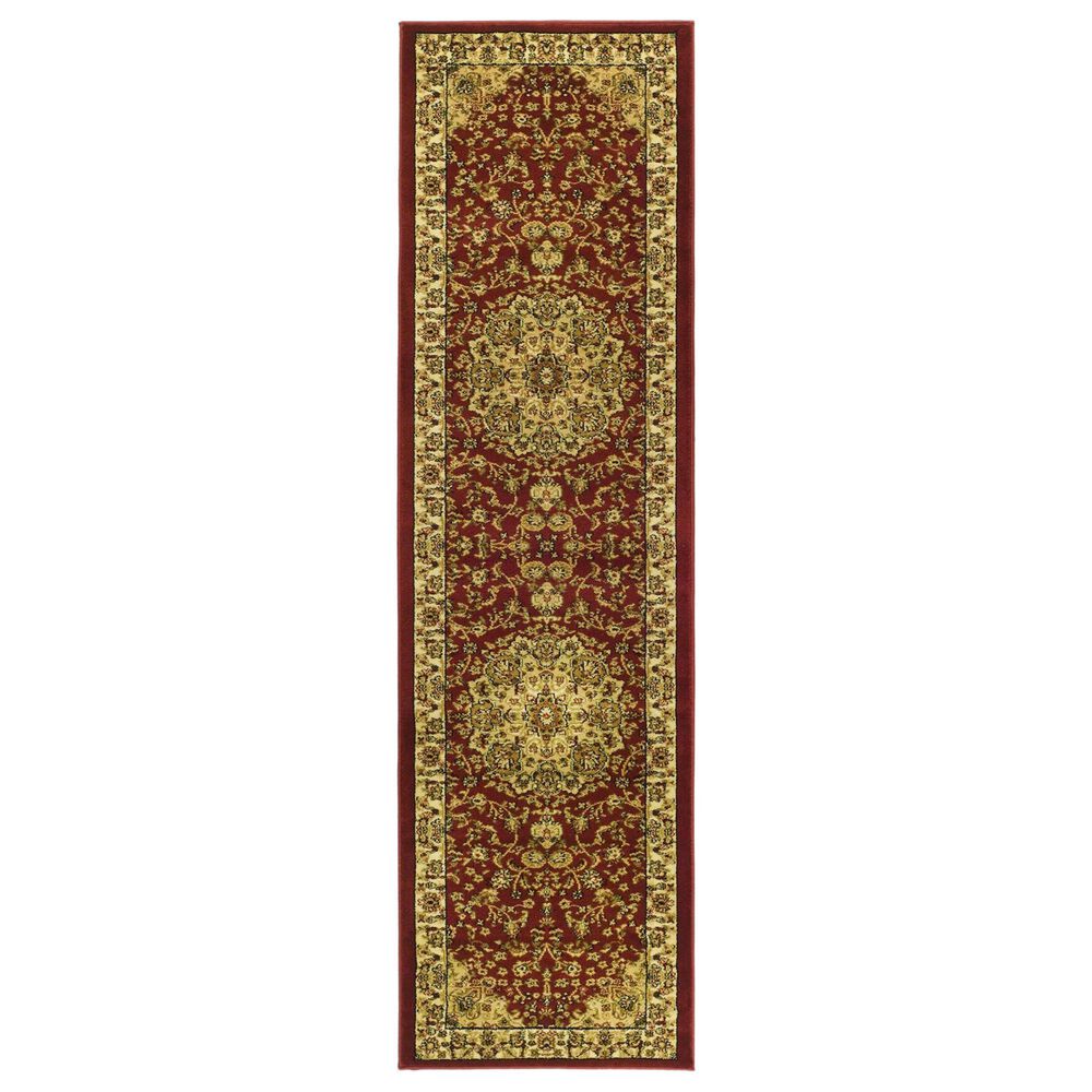 Safavieh Lyndhurst LNH222 2"3" x 8" Red and Ivory Runner, , large