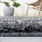 Safavieh Venus Shag 10" x 14" Dark Grey and Ivory Area Rug, , large