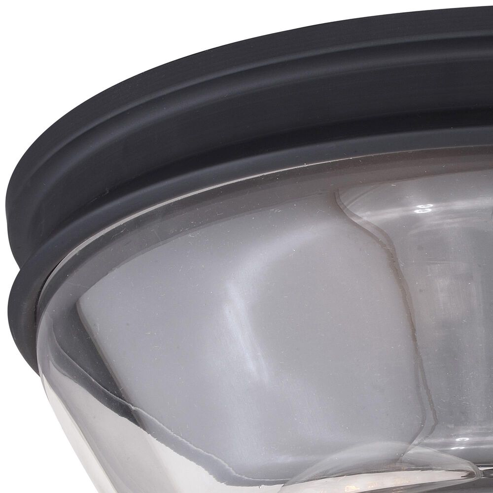 Vaxcel Toledo 2-Light Flush Mount in Matte Black, , large