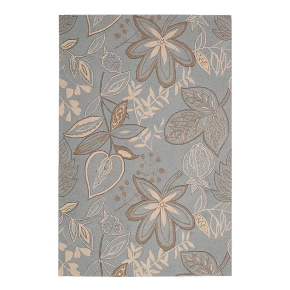 Nourison Fantasy FA21 5" x 7"6" Light Blue Area Rug, , large