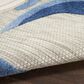 Nourison Aloha 2"3" x 12" Blue and Grey Indoor/Outdoor Runner, , large