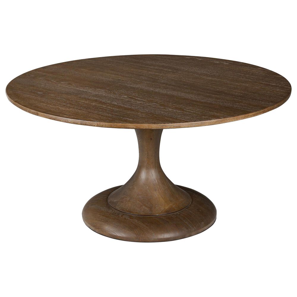 Amber Lewis x Four Hands Eastman Dining Table - Sienna Oak Veneer, , large
