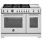 Bertazzoni Professional 7.0 Cu. Ft. Freestanding Dual Fuel Range in Stainless Steel, , large