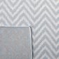Safavieh Martha Stewart Cyprus Chevron 5"5" x 7"7" Grey and Cream Area Rug, , large