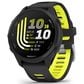 Garmin Forerunner 170 Smartwatch 42mm Black Case with Black and Amp Yellow Silicone Band, , large