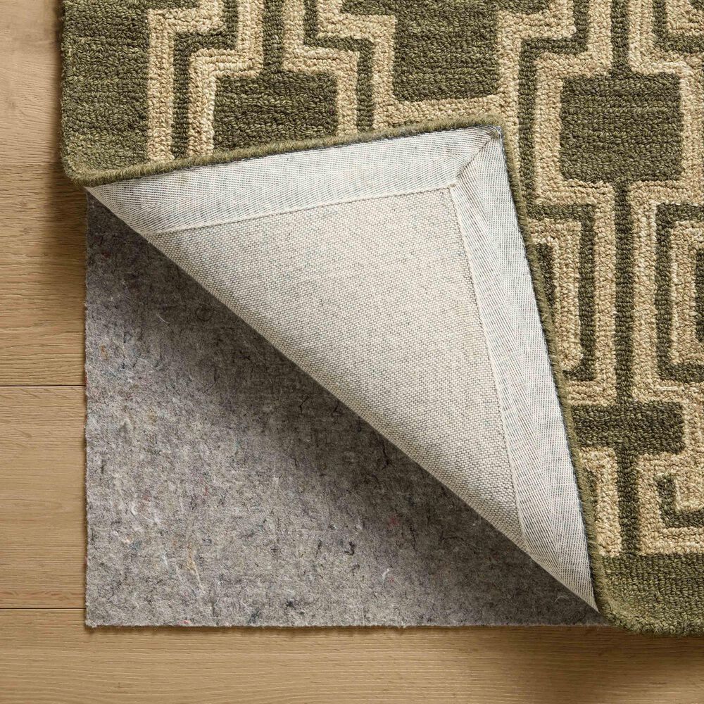 Jeremiah Brent x Loloi Barrow Moss and Beige 2&#39;6&quot; x 7&#39;6&quot; Runner, , large