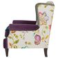 Jennifer Taylor Home Anya Arm Chair in Navy Blue, Purple, Red, Taupe and Green, , large