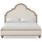 Furniture of America Lyris Queen Panel Bed in Rustic Oak, , large