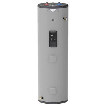 GE Appliances 40-Gallon Smart Tall Electric Water Heater with Anode Sensing in Gray, , large