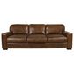 Softline Leather Sofa in Splendor Chestnut, , large