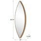 Uttermost Ellipse Mirror in Golden Bronze, , large