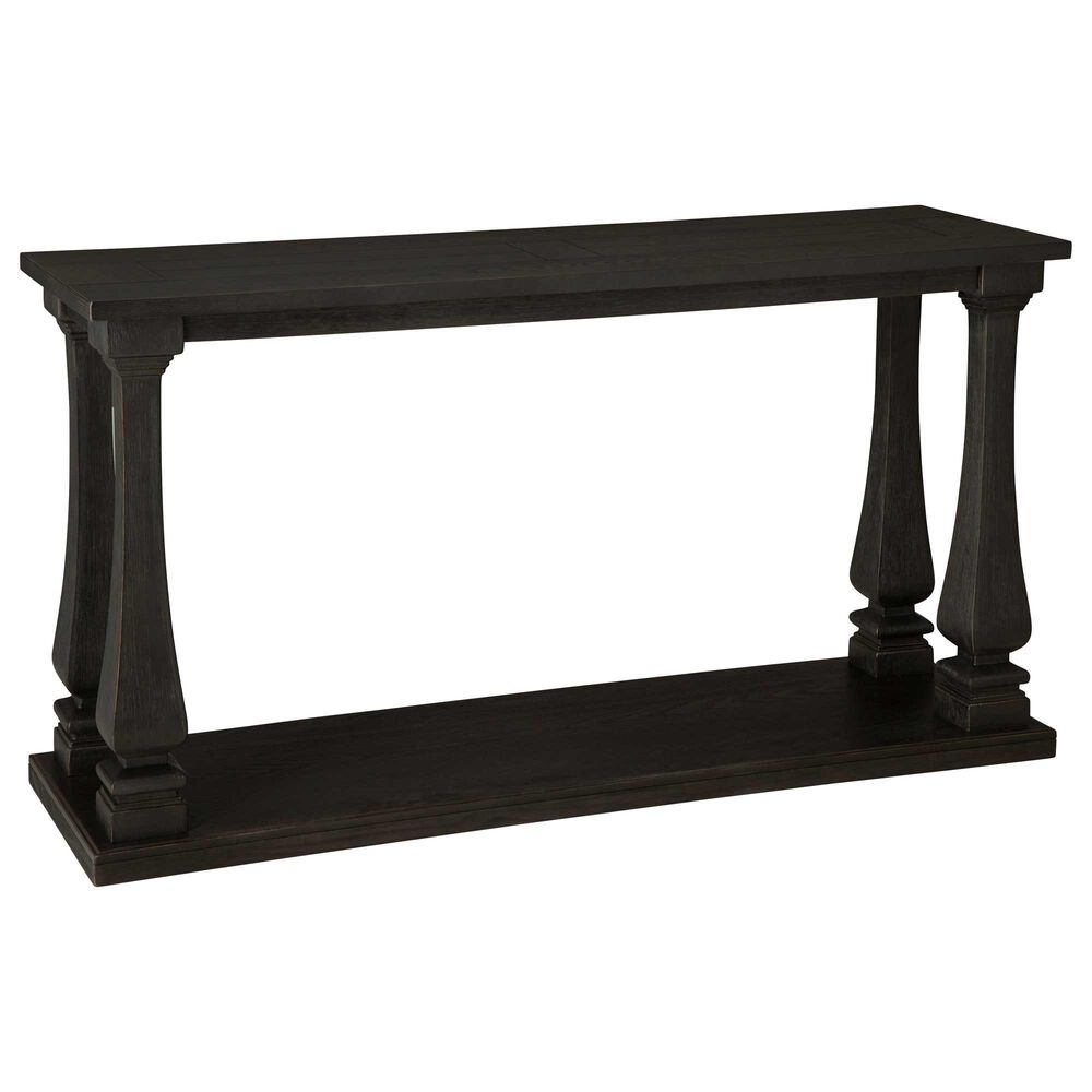 Ashley Wellturn Sofa Table in Black, , large
