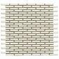 Emser Regala Bequest 1" x 2" Rectangle on 12" x 12" Glazed Porcelain Mosaic Sheet, , large