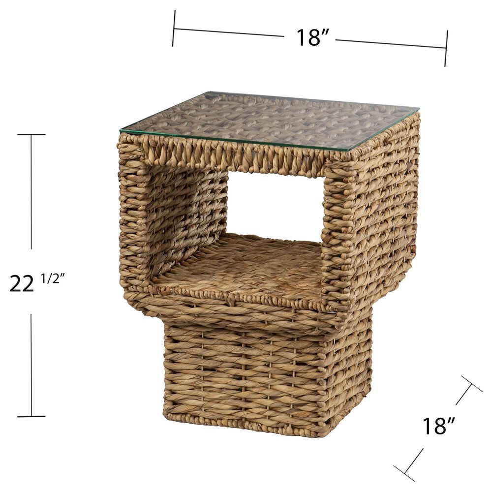 Southern Enterprises Pallston Accent Table in Natural, , large