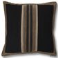 K & K Interiors 20" Square Throw Pillow in Black, , large
