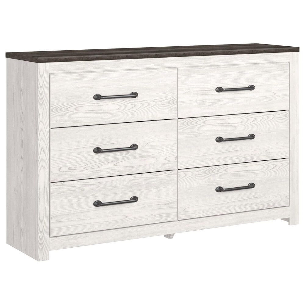 Ashley Gerridan 6 Drawers Dresser in White and Gray, , large