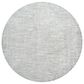 Surya Masterpiece MPC-2311 Medium Gray, Light Gray and Cream 6"7" Round Area Rug, , large