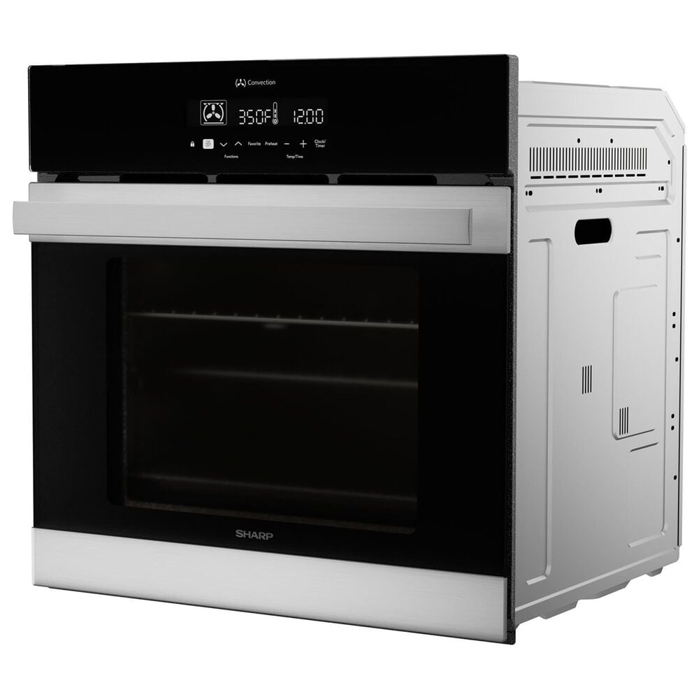 Sharp 24" Built-In Single Electric Wall Oven with European Convection in Stainless Steel, , large