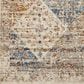 Loloi II Sorrento 5"3" x 7"6" Ivory and Multicolor Area Rug, , large