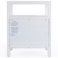 Butler Specialty Company Nora 2 Drawer Nightstand with Open Shelf in Textured White, , large