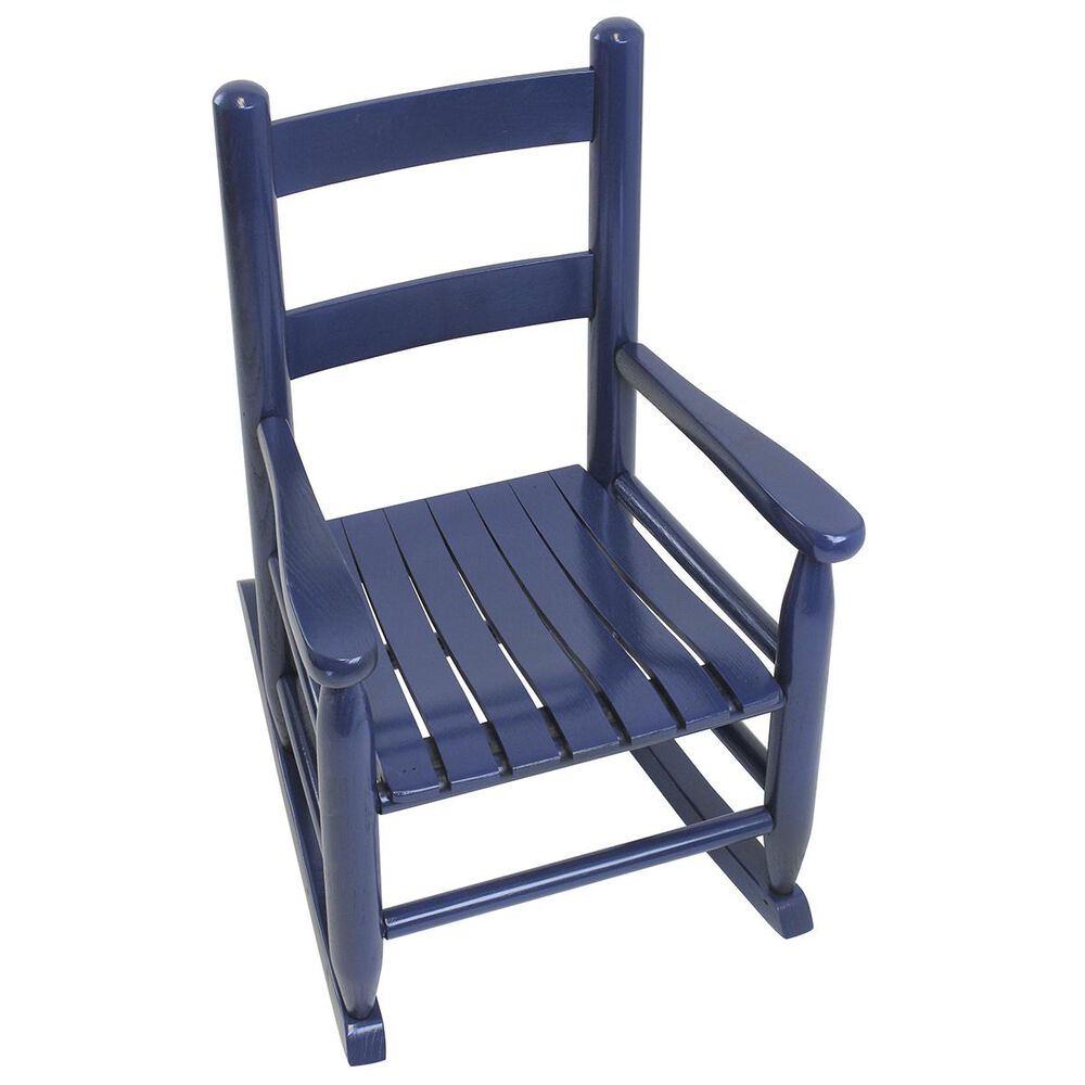 Lakeside Asheville Childs Rocking Chair in Blue, , large