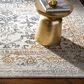 Surya Aisha Charcoal, Gray, Mustard and Light Gray 6"7" x 9"6" Area Rug, , large