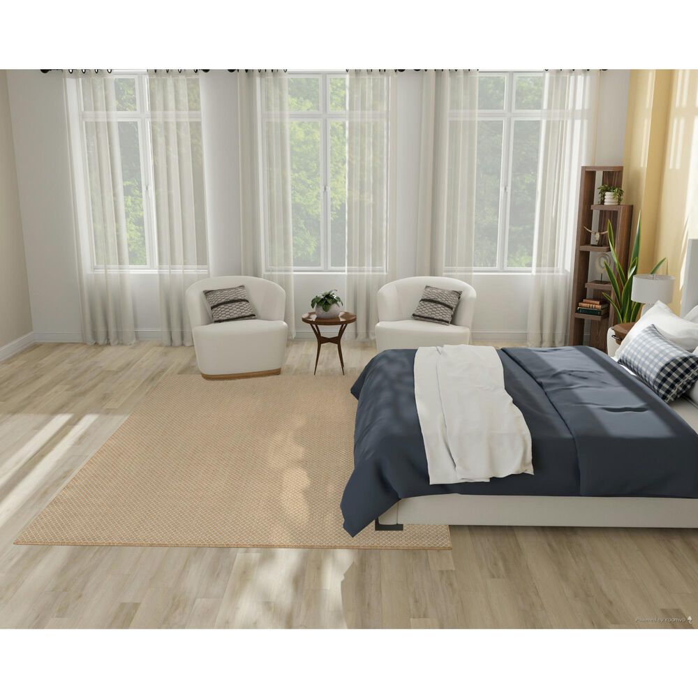 Nourison Courtyard Natural 6&#39; x 9&#39; Indoor/Outdoor Area Rug, , large