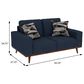 Golden Wave Furniture Heath Stationary Sofa and Loveseat Set in Navy, , large