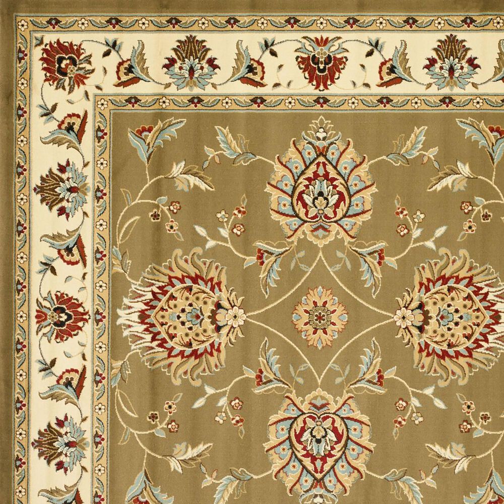 Safavieh Lyndhurst LNH555 4&#39; x 6&#39; Green and Ivory Area Rug, , large