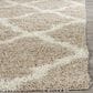 Safavieh Dallas Shag SGD257D-4 4" x 6" Beige/Ivory Area Rug, , large