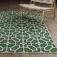 Oriental Weavers Havana Ivory and Green 5"3" x 7"3" Indoor/Outdoor Area Rug, , large