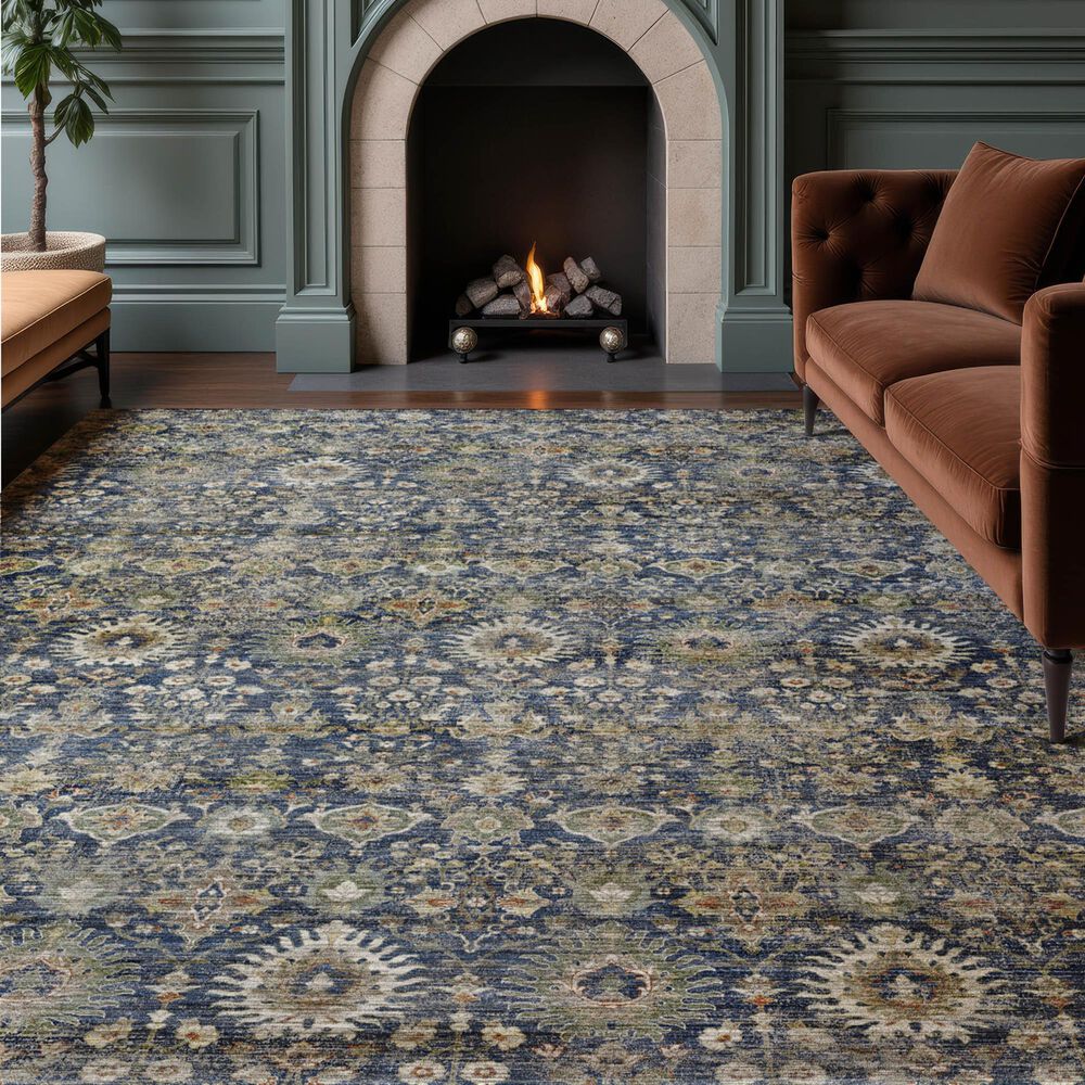 Dalyn Rug Company Aristo AR9 Navy 3' x 5' Area Rug, , large
