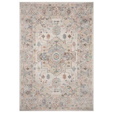 Loloi II Odette 11"2" x 15"7" Ivory and Multicolor Area Rug, , large