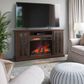 Classic Flame 62" TV Stand with Electric Fireplace in Stromburg Oak, , large
